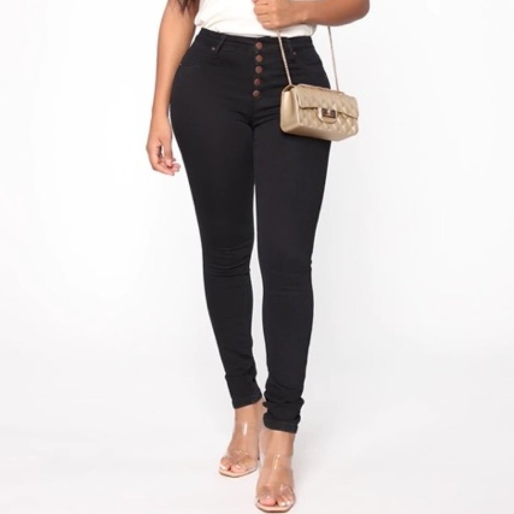 High Waited Black Skinny Jeans NEW